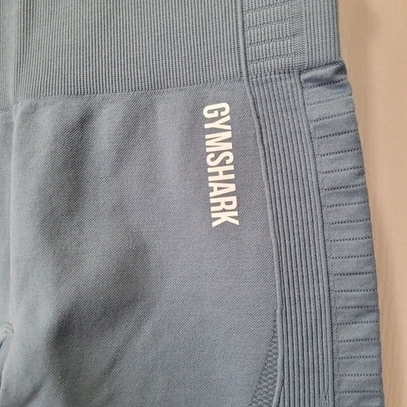 Gymshark Energy Seamless 7/8 Leggings Blue Small - Picture 10 of 16